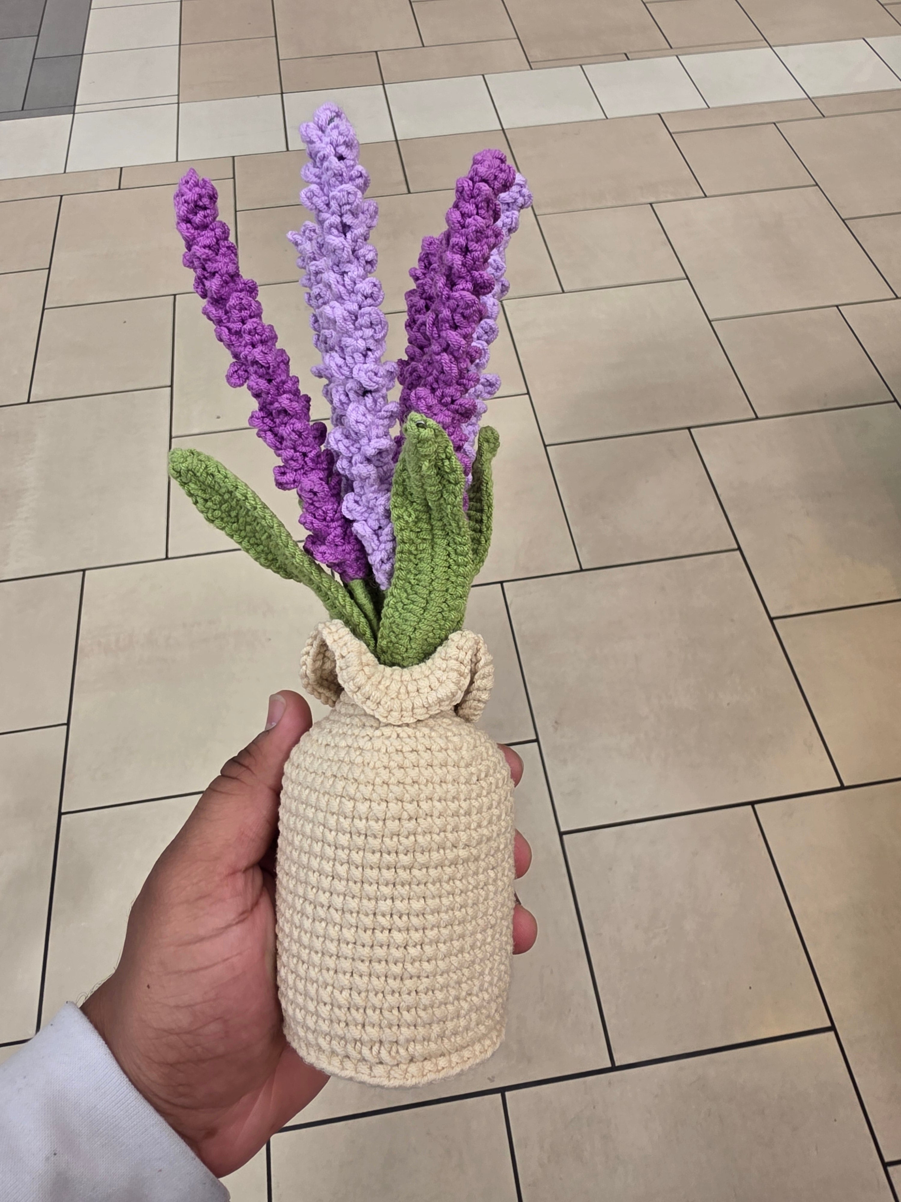 Lavender pot
