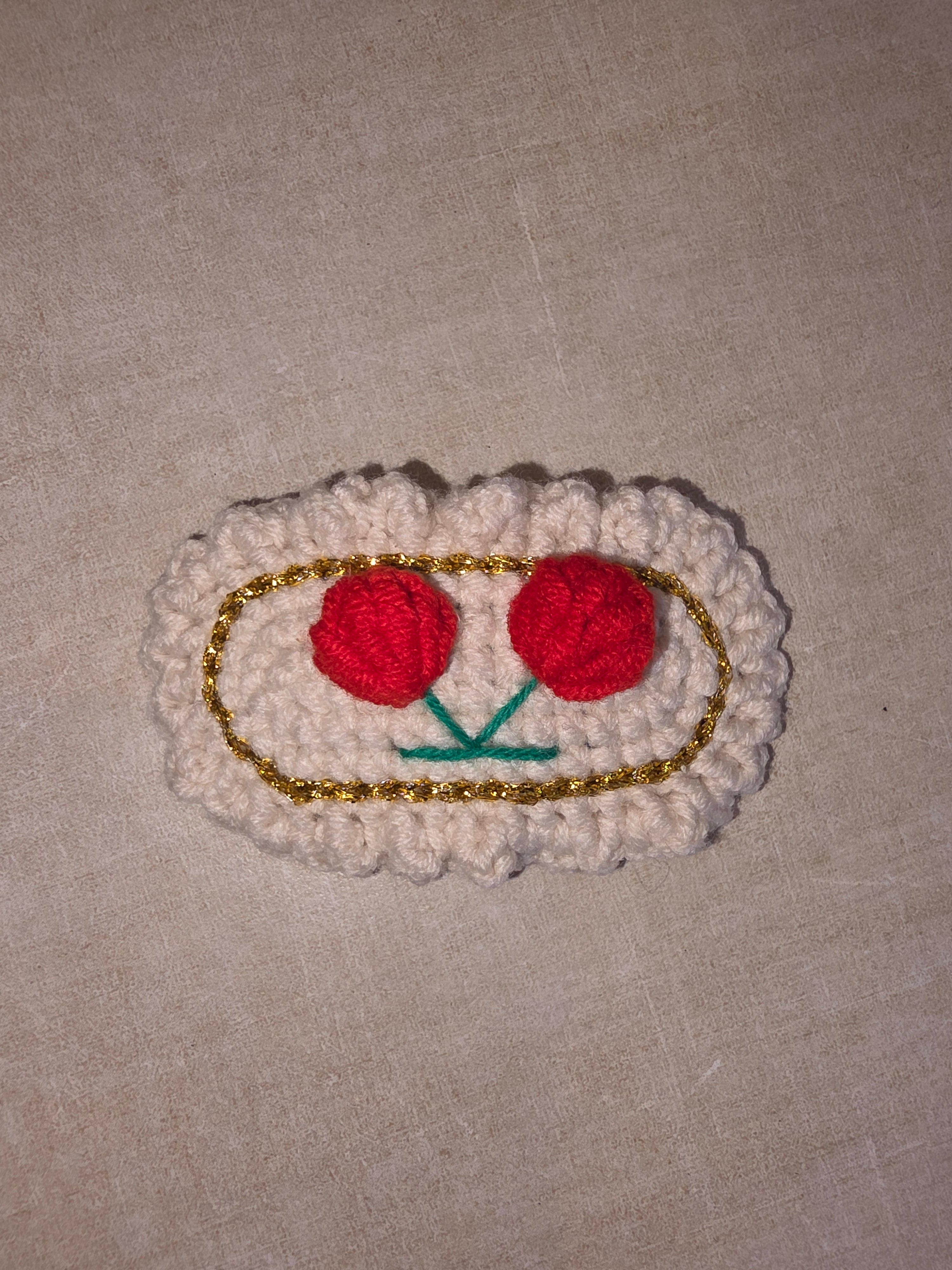 Cherry hair clip [ set of 3 ]