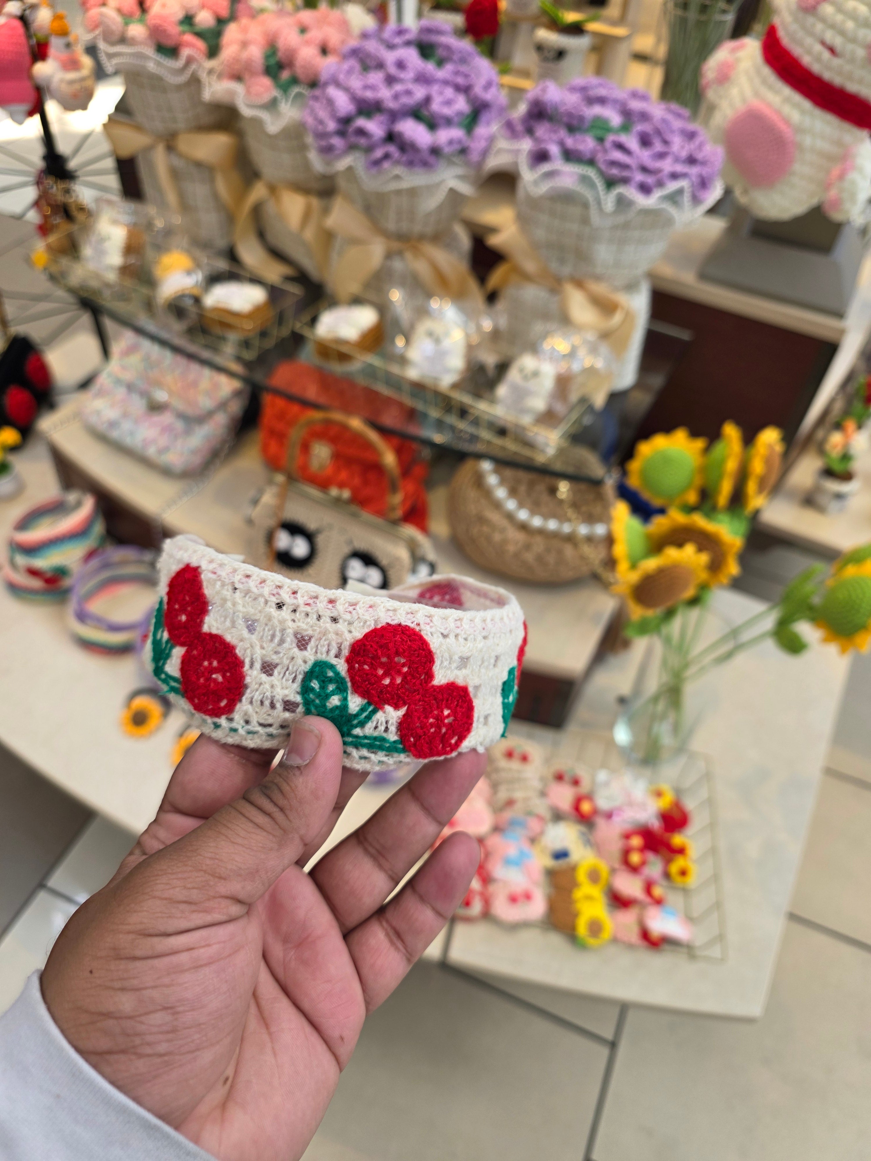 Cherry headband