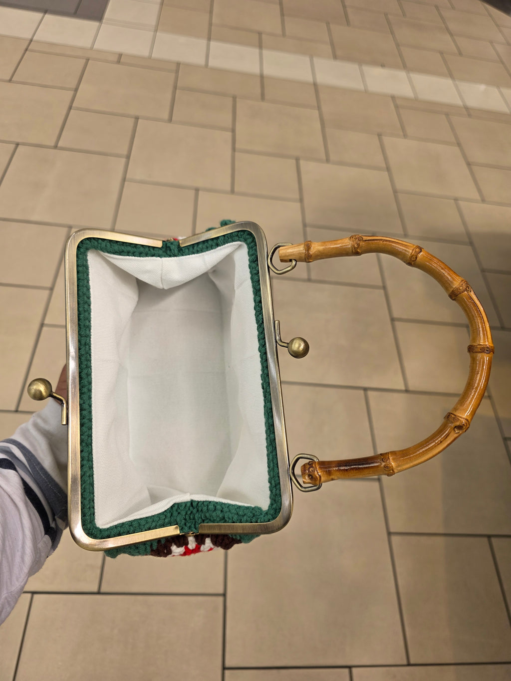 Green icecream purse
