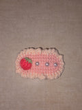 Pink hair clip [set of 3]