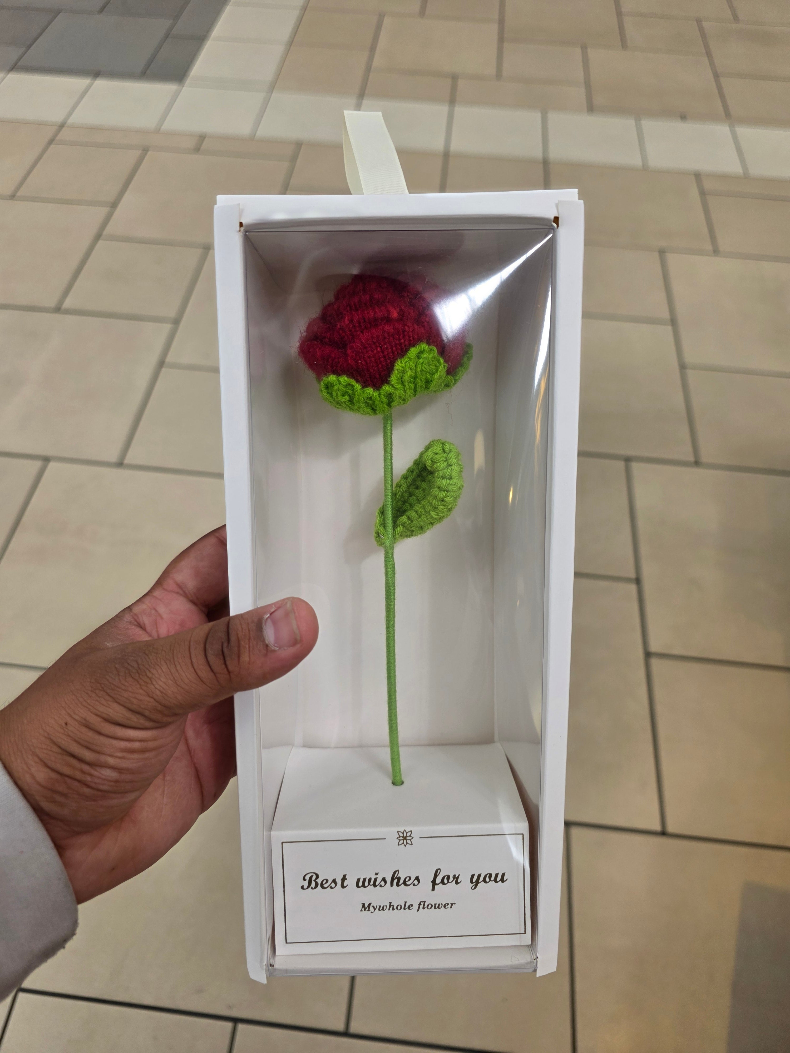 Crochet rose